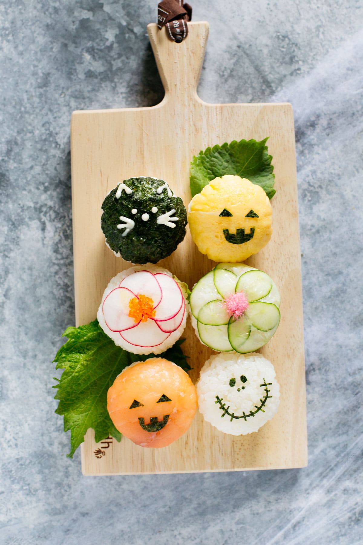 Sushi Balls (Temarizushi)- Halloween Style ハローウィーンの手毬寿司