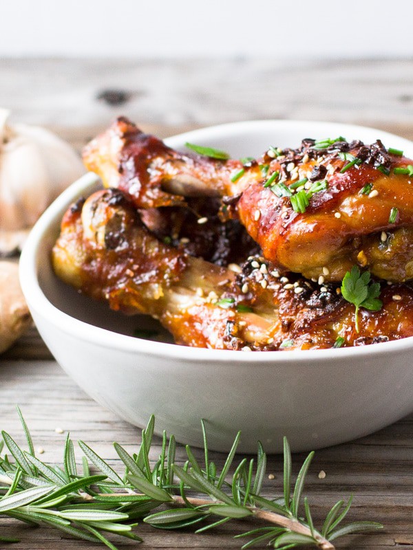 Oven-Baked Char Siu Flavoured Chicken Drumsticks チャーシューチキン