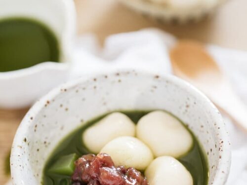 Cold Matcha Zenzai 冷たい抹茶ぜんざい - Chopstick Chronicles