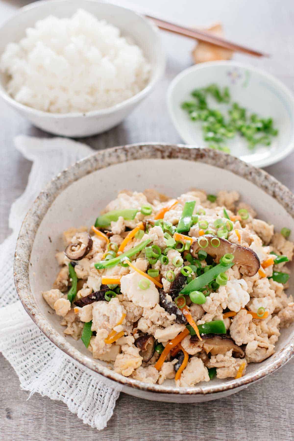 Scrambled Tofu 炒り豆腐