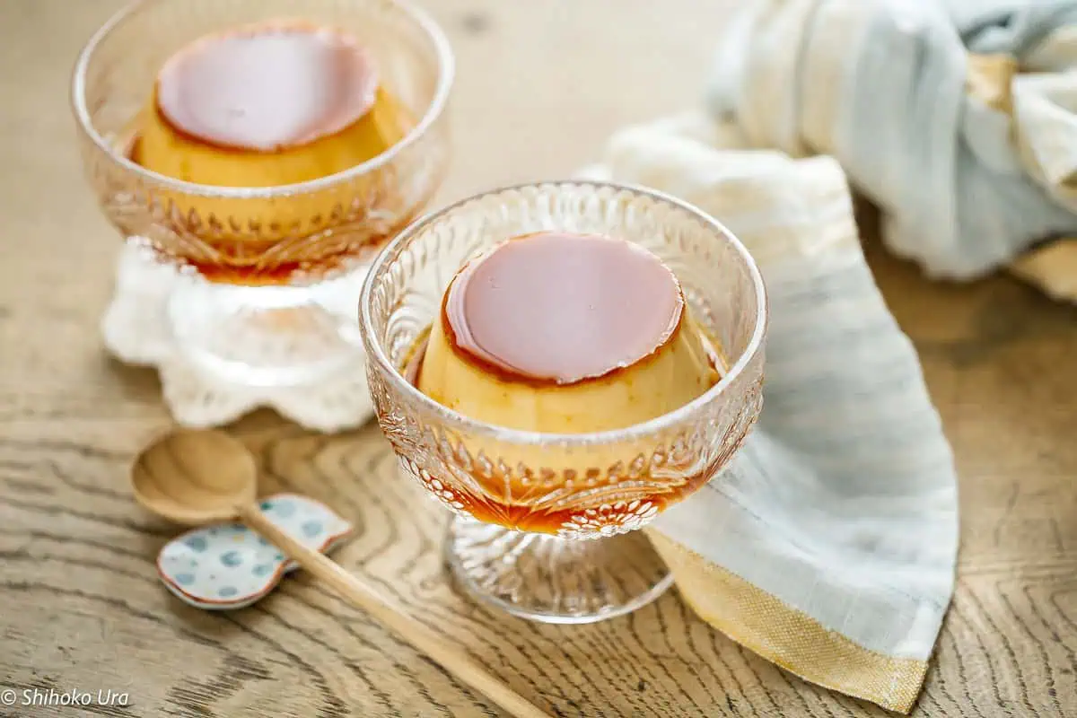 Purin (Japanese Custard Pudding)