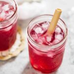 two glasses of shiso juice