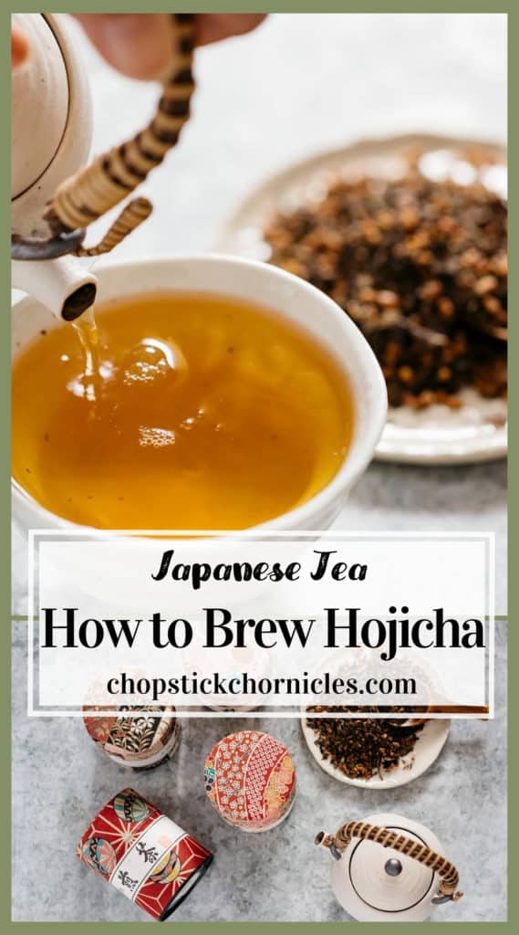 Hojicha image collage for pinterest