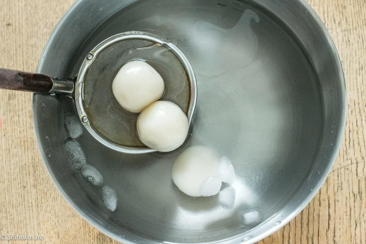 Tsukimi Dango ( Japanese Moon-Viewing Dumplings)